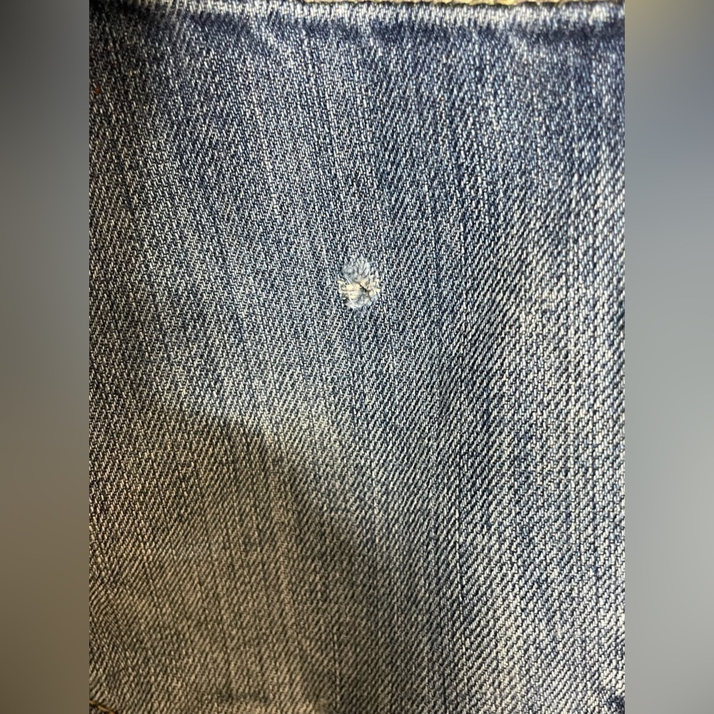 Vintage Ed Hardy Jeans Mens Size 32x31 Distressed Medium Wash Y2K Button Fly‍‍﻿﻿ - Picture 7 of 11